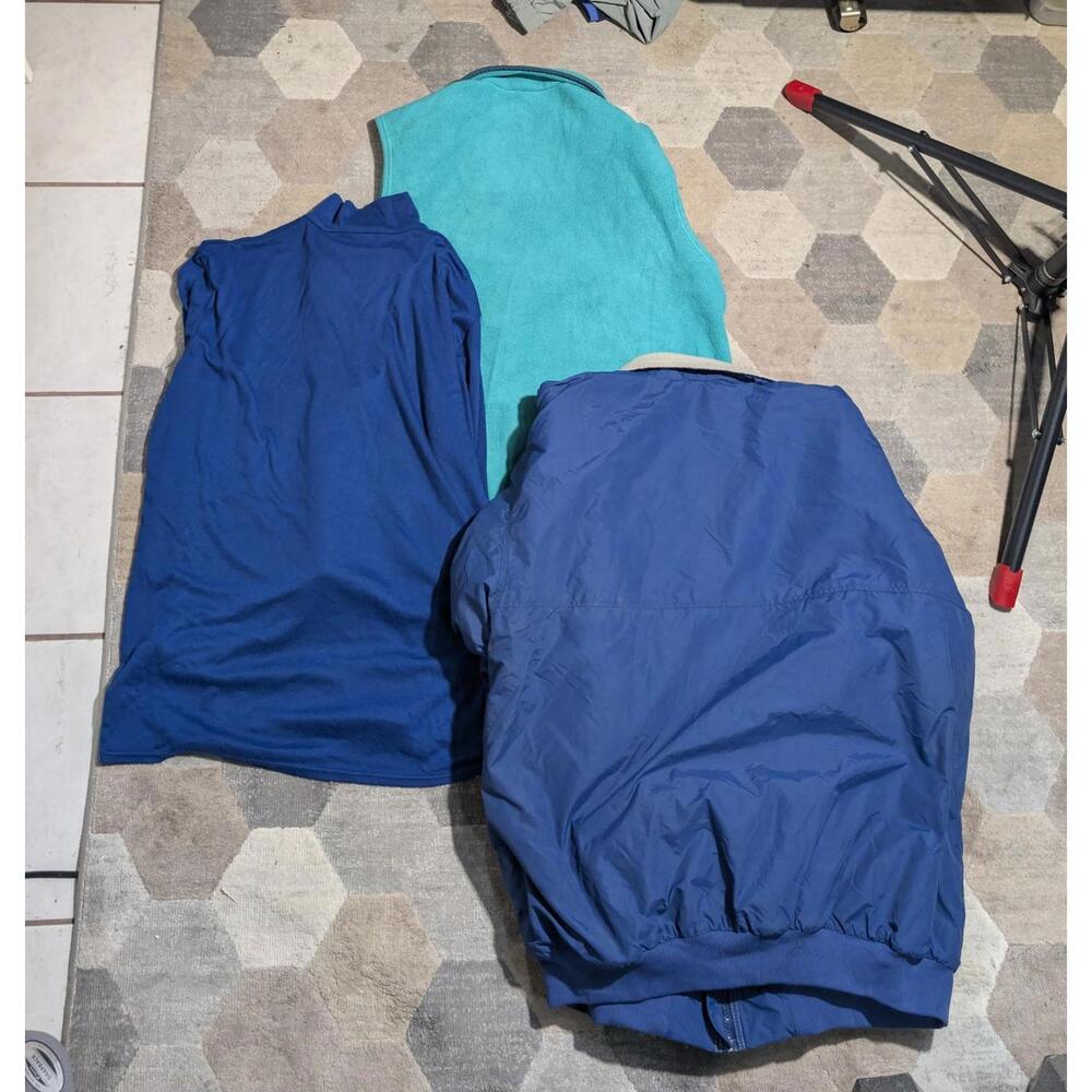 Vintage Patagonia Lot Jacket, Vest, & Pants Made Of Wool - Picture 9 of 9